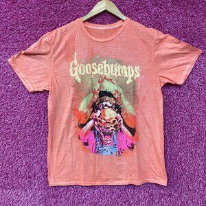The Haunted Mask Goosebumps Graphic Design Horror T-Shirt Large